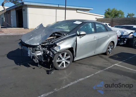 2018 Toyota Mirai из США, поврежденный, VIN JTDBVRBD2JA004688